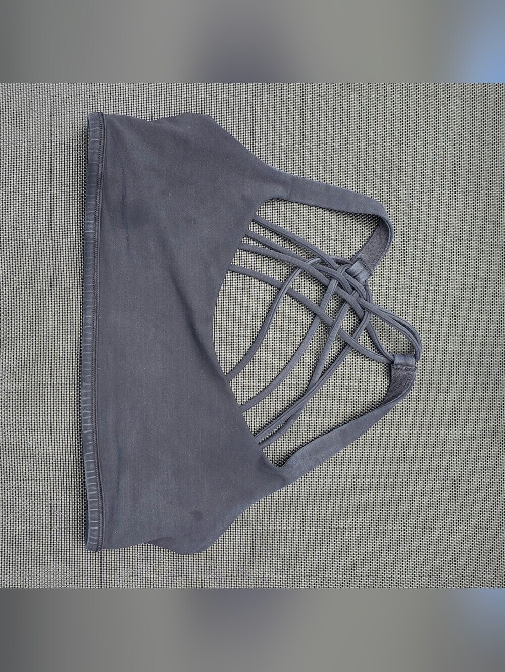 lululemon athletica Black Strappy Back Sports Bra
